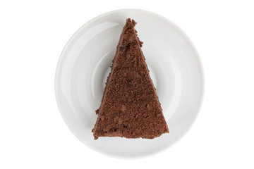 Small piece of white truffle cake