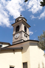 Obraz premium Church in Torbole on Lake Garda, Northern Italy