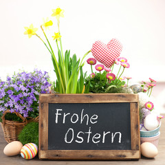 Tafel, frohe Ostern