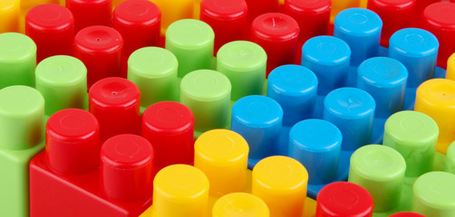 Plastic building blocks