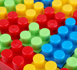 Plastic building blocks