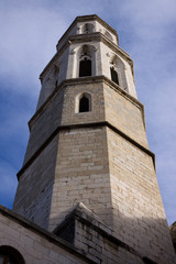 Fototapeta na wymiar figueres tower near dalì house