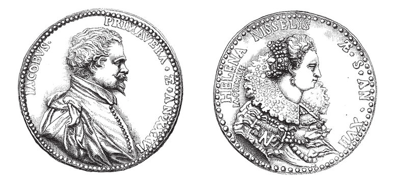 Cabinet of medals from the National Library. Medallion of Jacque