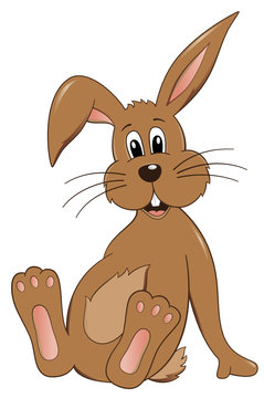 Hase sitzend - Ostern - Osterhase