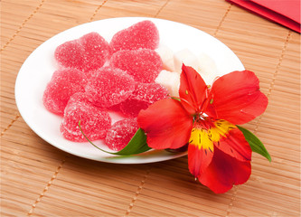 Berry cake with jelly