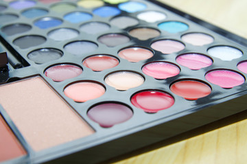 Make up colorful palette