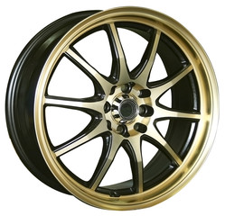 car alloy wheel, isolated over white background