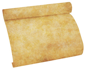 old parchment paper scroll