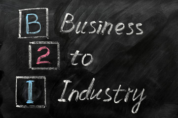 Acronym of B2I - Business to Industry