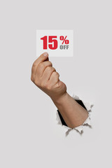 Sale 15 Percent Off