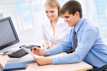 Fototapeta premium Business collegues