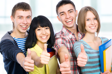 Obraz premium Group of students