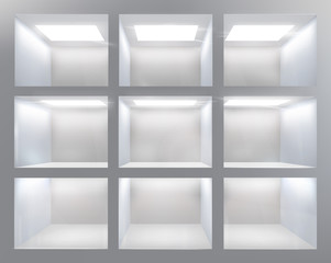 Shelves. Vector illustration.