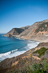 Fototapeta na wymiar Pacific Coast Highway view