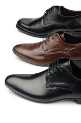 Male shoes in fashion concept