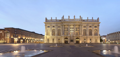 Turin, Palazzo Madama, Italy - obrazy, fototapety, plakaty