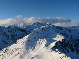Fototapeta na wymiar Gór Południowego Tyrolu