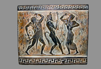 Mosaico de la Grecia antigua