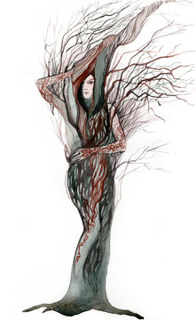 woman tree (series C)