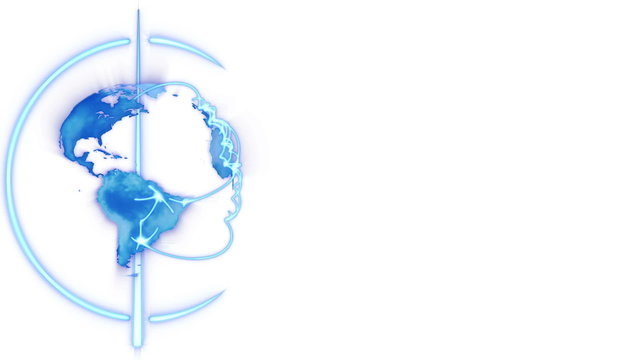 Earth turing as a video of a family appears to the right