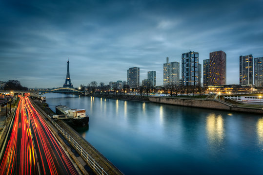 Fototapeta Paris immeubles modernes