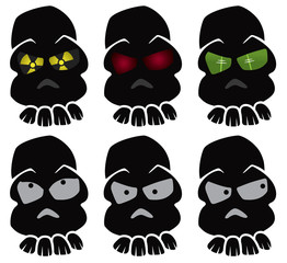 Totenkopf *** Comic-Schädel