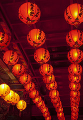 Chinese red lanterns