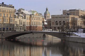 Fototapeta na wymiar Royal opera house of Stockholm