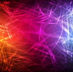 Abstract background with neon effects and colorful lights