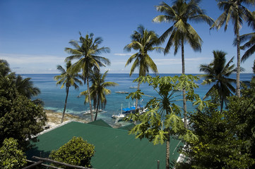 Sea view from Apo island, Philippines