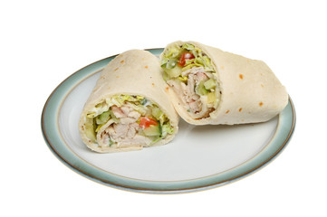 Chicken salad wraps