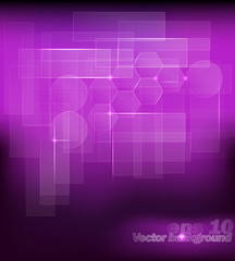 Mosaic background or business card. EPS10 Vector.