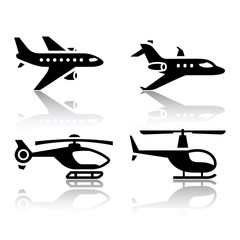 Set of transport icons