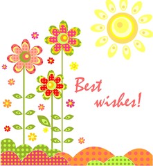 Abstract greeting card