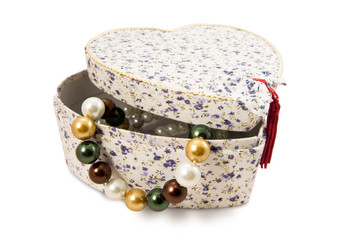 giftbox with pearls