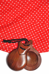 castanets and flamenco dress