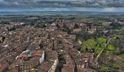 Naklejka premium Centro di Siena