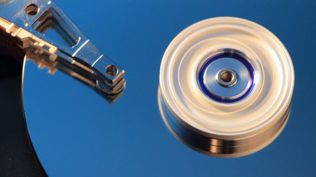 Hard drive disk operating