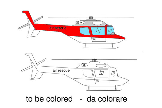 Firefighters helicopter - Vigili del fuoco, Elicottero