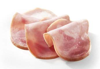 Pieces of ham