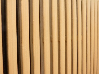 Vertical lines side view