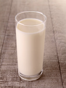 fresh glass of milk