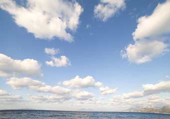 Fototapeta na wymiar Zatoka Neapolitańska, Morzem Tyrreńskim.