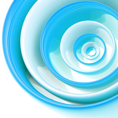 Background made of abstract plastic circles