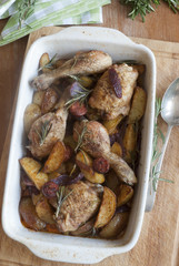 Chicken and chorizo bake