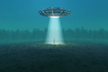 flying saucer arrived © Photobank