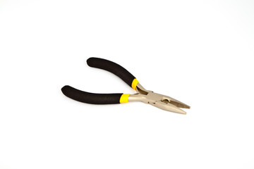 iron pliers on a white background