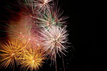Fototapeta premium nice color fireworks