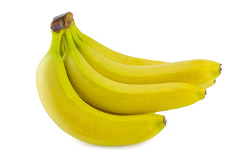 banana on white background
