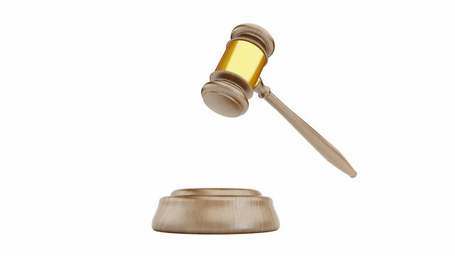 bob animation gavel on sound block